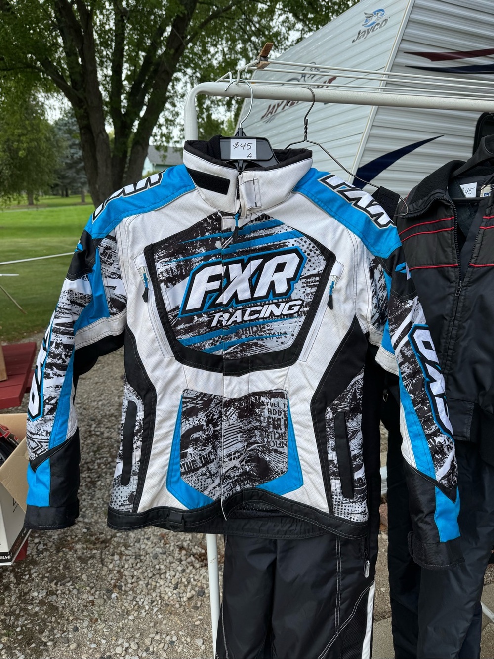 FXR WOMENS Blue & White Snowmobile Jacket